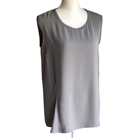 All Saints Heny Top Gray Left Knot Detail Size 2 - Picture 6 of 16